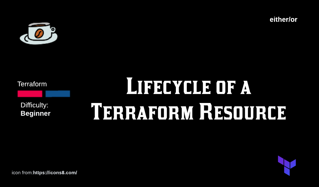 The Lifecycle of a Terraform Resource.